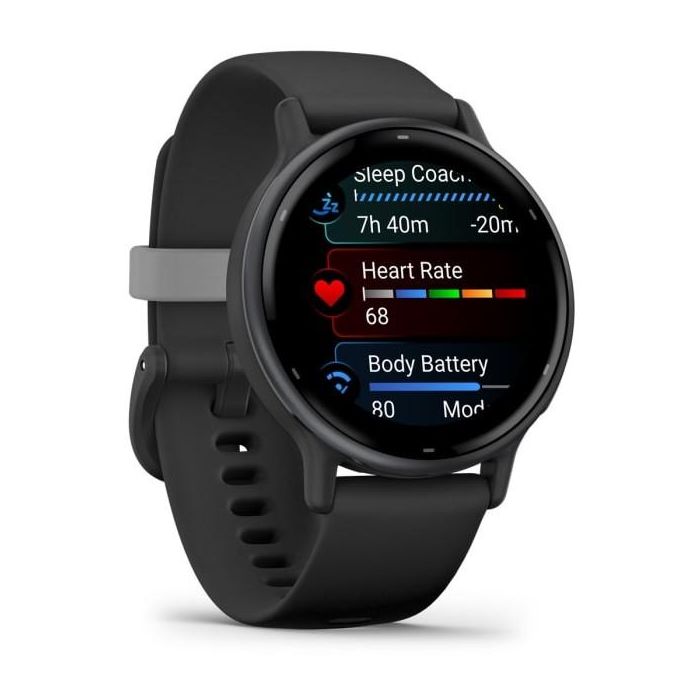 Garmin Vivoactive 5 Smartwatch Negro Pantalla AMOLED Táctil 1.2" GPS Wifi 4 GB 36g Silicona 2