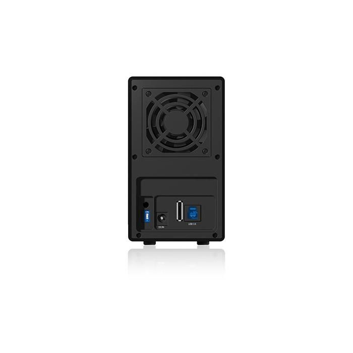 RAID System. 2x SATA 3.5" zu 1x USB 3.0 + 1x eSATA. RAID 0/1/JBOD/SINGLE ICY BOX 2