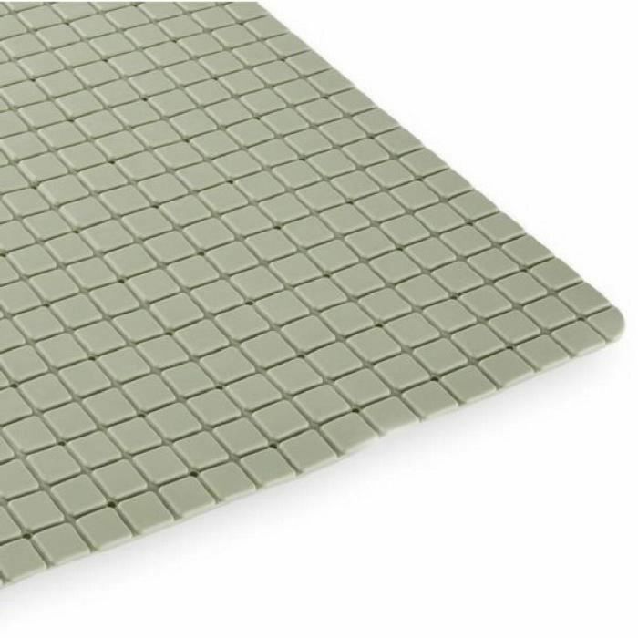 Today TOD3574641271664 Alfombra antideslizante para baño o ducha, 50x50 cm, Cuadrada, Verde HOY - UTILITY 3