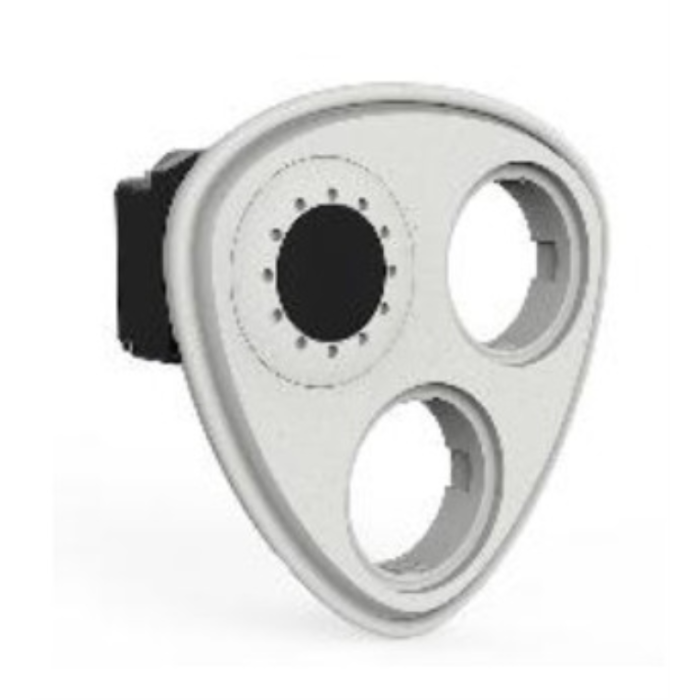 Mobotix MX-O-M73TA-640R050 Unidad de Sensor para Cámara de Seguridad, 640x480 Pixeles, 90° Ángulo de Visión, Negro