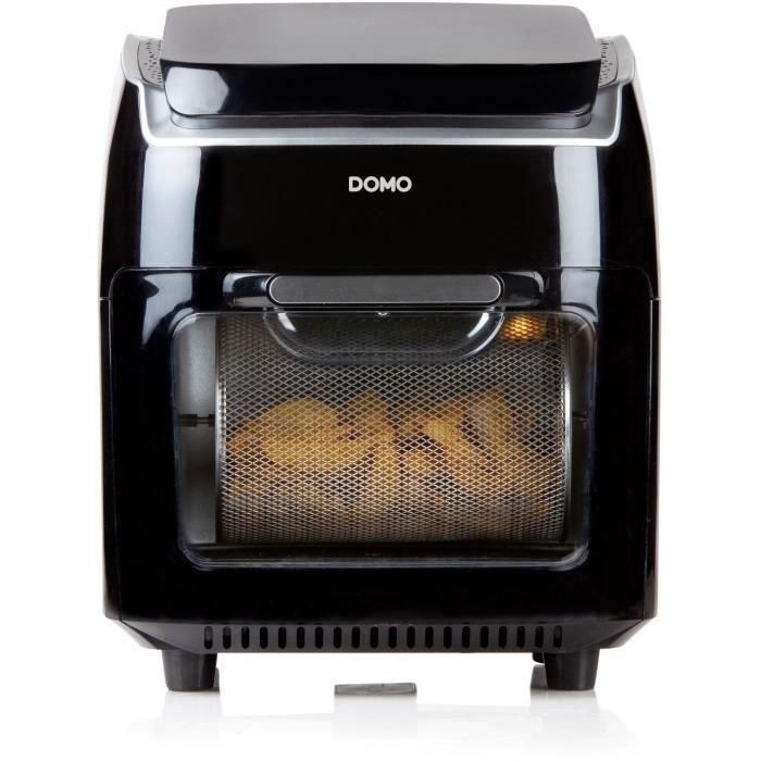 DOMO DO534FR - Horno Deli-Fryer 10L - Freidora multifuncional: horno, función rotativa y deshidratador - 8 programas 1