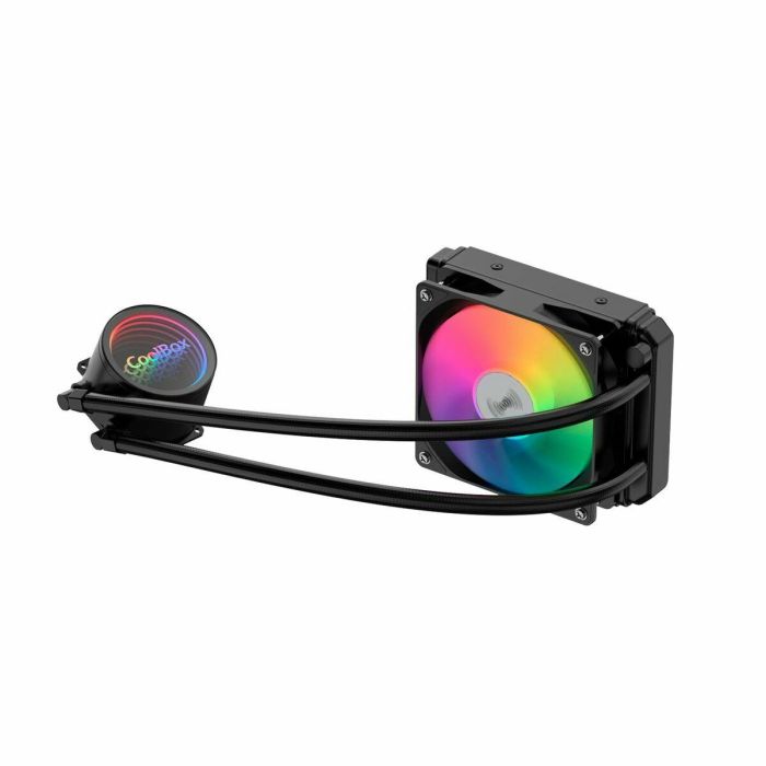 Coolbox Infinite Liquid Kit Refrigeración Líquida CPU ARGB Efecto Espejo Silencioso 120mm Intel/AMD TDP 180W Negro 3