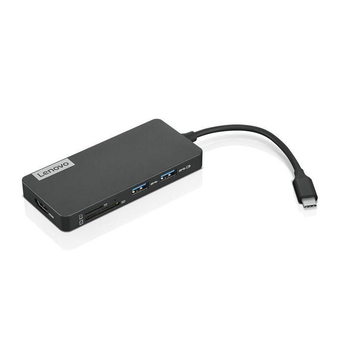 Lenovo Hub USB-C 7 en 1: Docking de Viaje con 1x USB-C, 2x USB-A 3.0, 1x USB-A 2.0, 1x HDMI, Compacto 92g 1 Lenovo Hub USB-C 7 en 1: Docking de Viaje con 1x USB-C, 2x USB-A 3.0, 1x USB-A 2.0, 1x HDMI, Compacto 92g 1