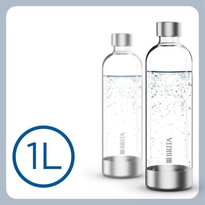 Pack de 2 botellas BRITA PET - sodaONE - 1L 1 Pack de 2 botellas BRITA PET - sodaONE - 1L 1