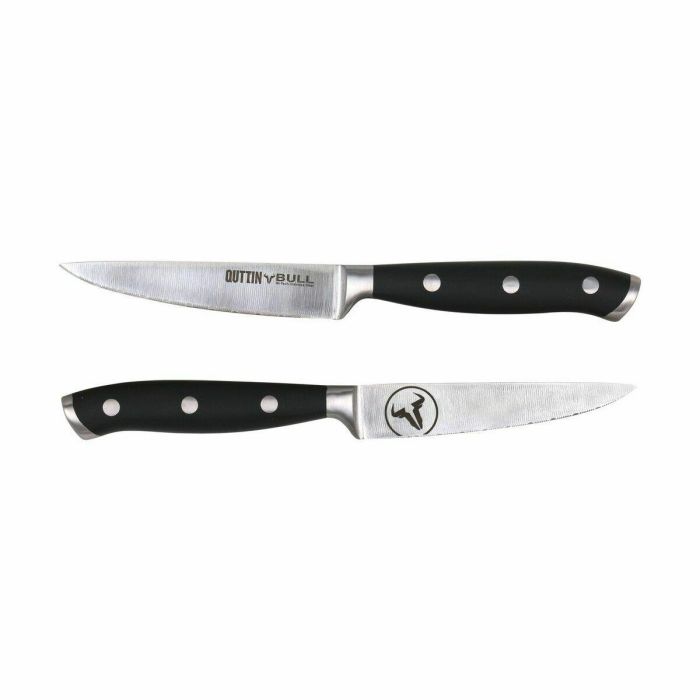 Cuchillo para Chuletas Quttin Bull 11 cm (4 Unidades) 1