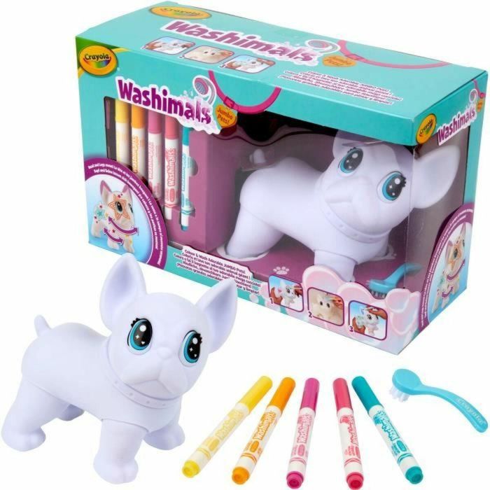 Colorear - CRAYOLA - Washimals Jumbo Dog - ¡Perro gigante lavable para personalizar! niños de 3 años 1