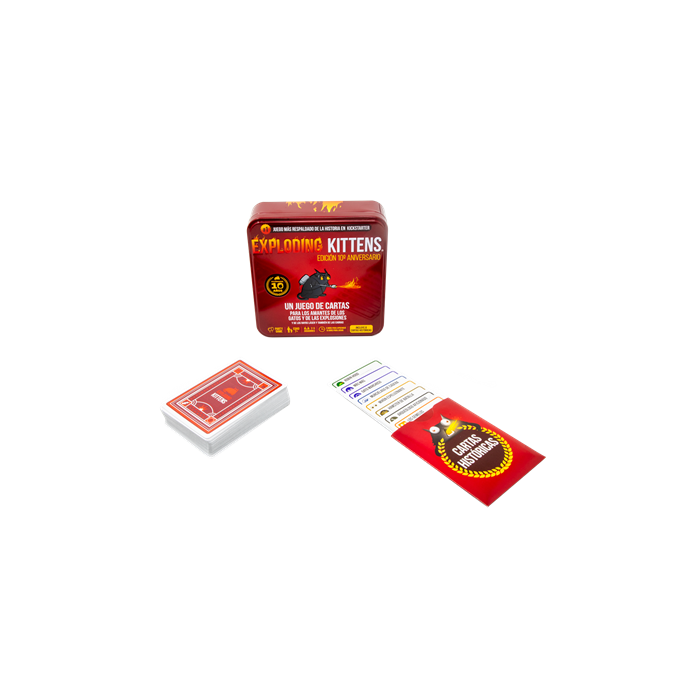 Juego Mesa Exploding Kittens 10 Aniversario 1 Juego Mesa Exploding Kittens 10 Aniversario 1