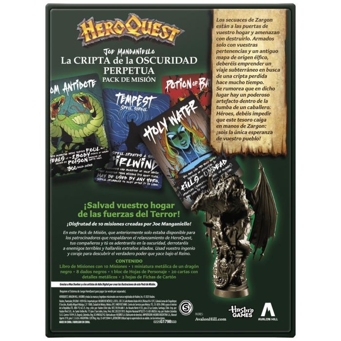 Expansion Juego Mesa Heroquest La Cripta 3