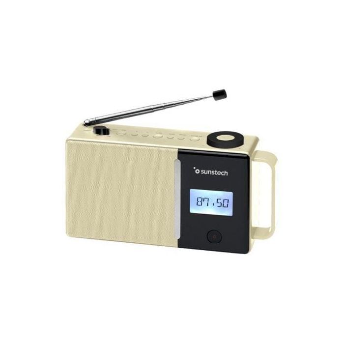 Radio Portátil Sunstech RPDS500/ Beige Radio Portátil Sunstech RPDS500/ Beige