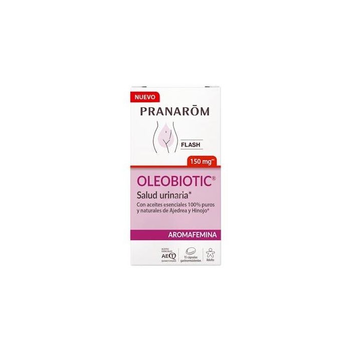 Pranarôm Oleobiotic Salud Urinaria 15 Cápsulas