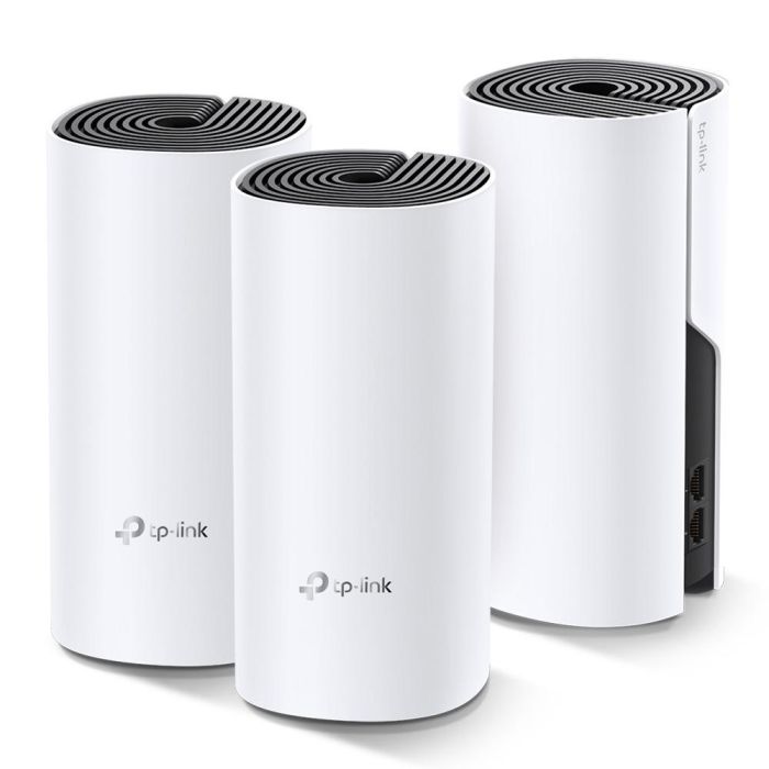 TP-Link DECO M4(3-PACK) Sistema WiFi Mesh AC1200 para Todo el Hogar. Doble Banda, 2 Puertos Gigabit Ethernet. Pack 3 Unidades. 1 TP-Link DECO M4(3-PACK) Sistema WiFi Mesh AC1200 para Todo el Hogar. Doble Banda, 2 Puertos Gigabit Ethernet. Pack 3 Unidades. 1