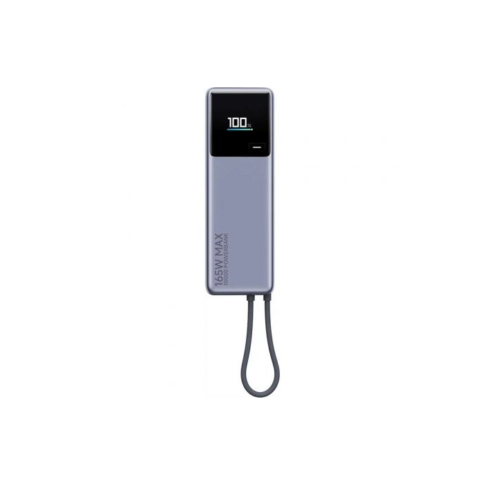 Powerbank 10000mAh Xiaomi Power Bank Integrated Cable/ 165W/ Gris Powerbank 10000mAh Xiaomi Power Bank Integrated Cable/ 165W/ Gris