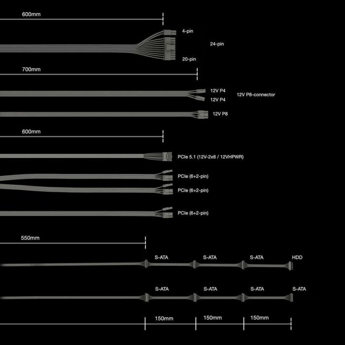 Fuente de Alimentación Be Quiet! BP008EU ATX 1000 W 6 W 80 PLUS Platinum 7 Fuente de Alimentación Be Quiet! BP008EU ATX 1000 W 6 W 80 PLUS Platinum 7