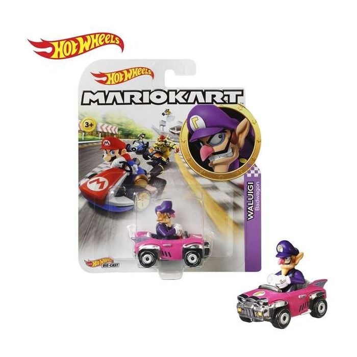 Coche hot wheels mario kart escala 1:64 - modelos surtidos 27 Coche hot wheels mario kart escala 1:64 - modelos surtidos 27