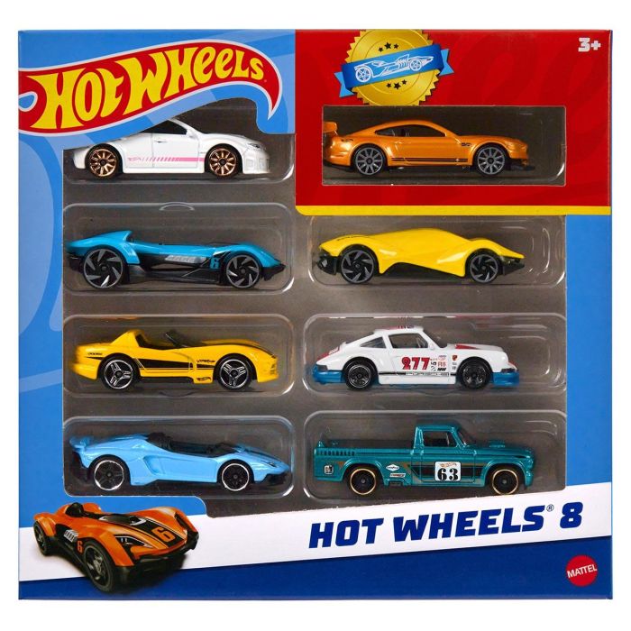 Hot Wheels Pack 8 Coches Y Camiones 1:64 Hpv78 Mattel 0 Hot Wheels Pack 8 Coches Y Camiones 1:64 Hpv78 Mattel 0