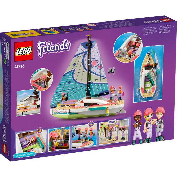 LEGO Friends 41716 Stephanie's Sea Adventure Barco de juguete con minimuñecas 11