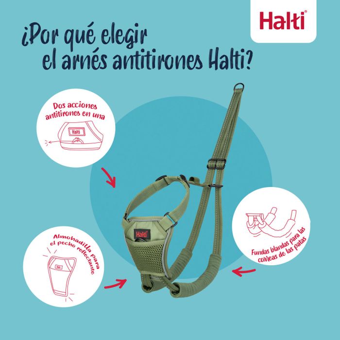 Arnés para Perro Company of Animals FOREST Verde L 11 Arnés para Perro Company of Animals FOREST Verde L 11