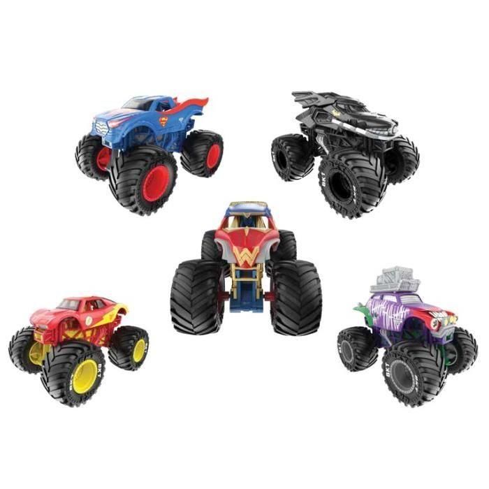 PACK DE 5 VEHÍCULOS FUNDIDOS A PRESIÓN 1:64 DC COMICS Monster Jam 5 PACK DE 5 VEHÍCULOS FUNDIDOS A PRESIÓN 1:64 DC COMICS Monster Jam 5