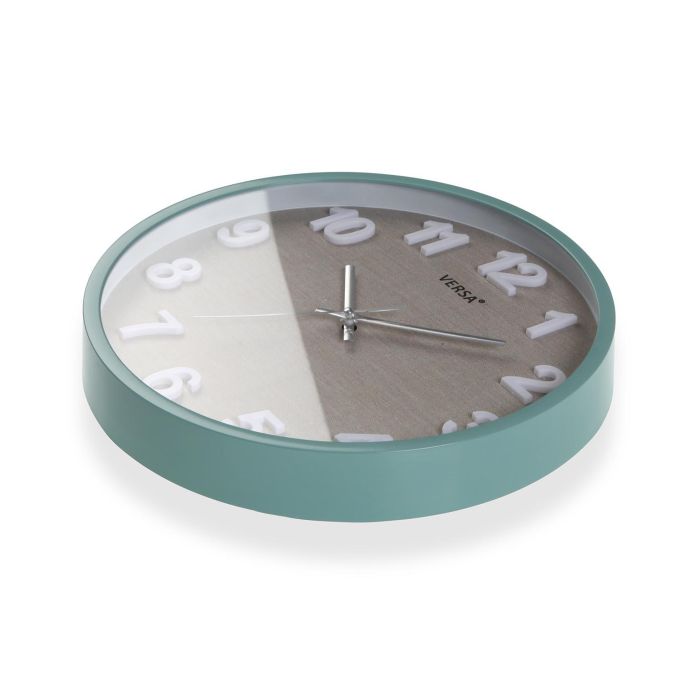 Reloj De Pared Vesta Mint 30 Cm Versa (2 Unidades) 1 Reloj De Pared Vesta Mint 30 Cm Versa (2 Unidades) 1