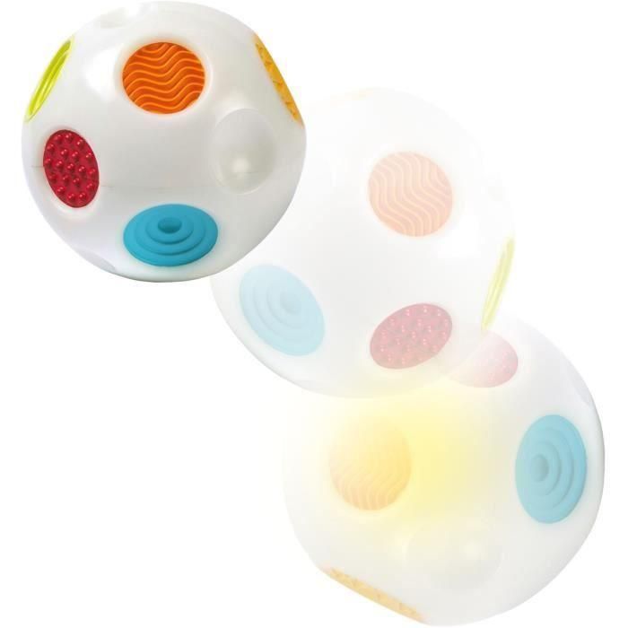 BKIDS Senso Bola Musical Sensorial para Bebés: Juguete Interactivo con Luz, Melodías Suaves y Tacto Agradable, +9 Meses 1