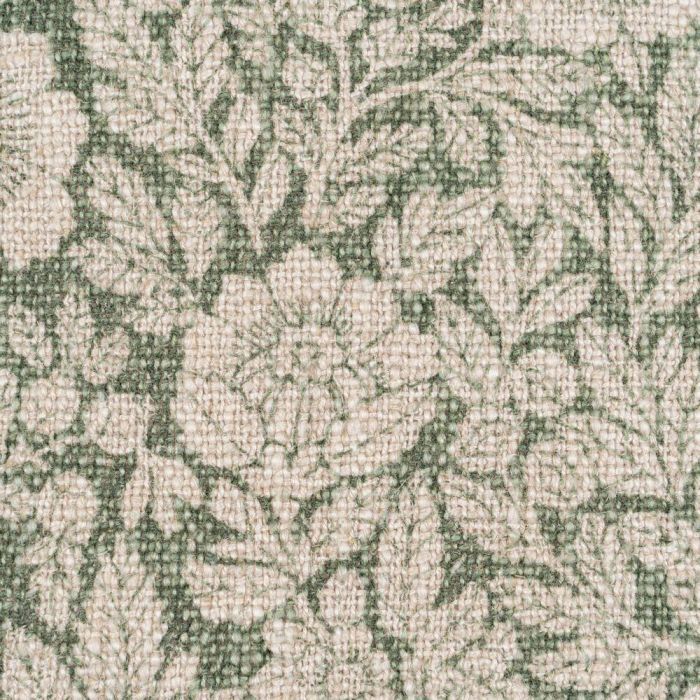 Cojín Flores Beige Oscuro 45 X 45 cm