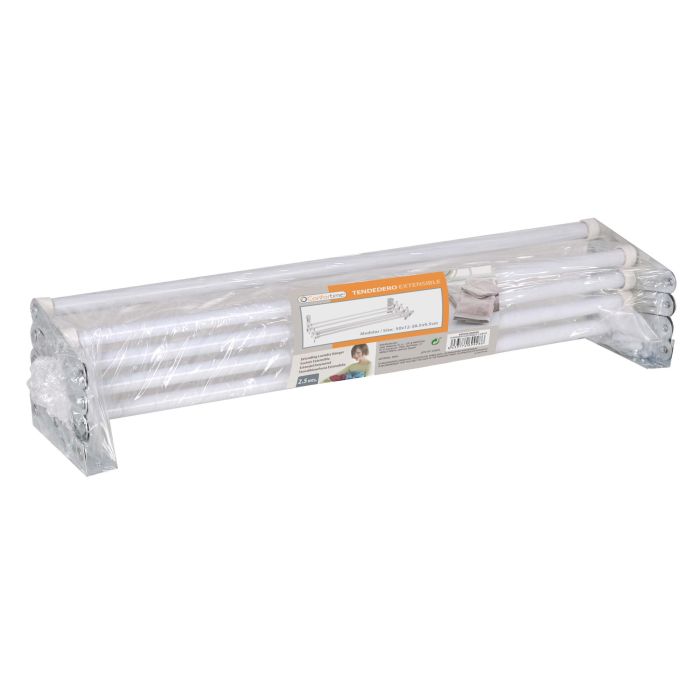 Confortime Tendedero Extensible 2.50 mts - 12x10x51 cm (6 Unidades) 6