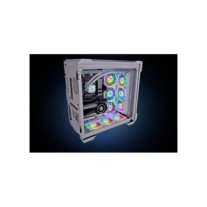 THERMALTAKE SWAFAN EX12 ARGB Sync (Blanco) - Ventilador de 120 mm para carcasa de PC 4