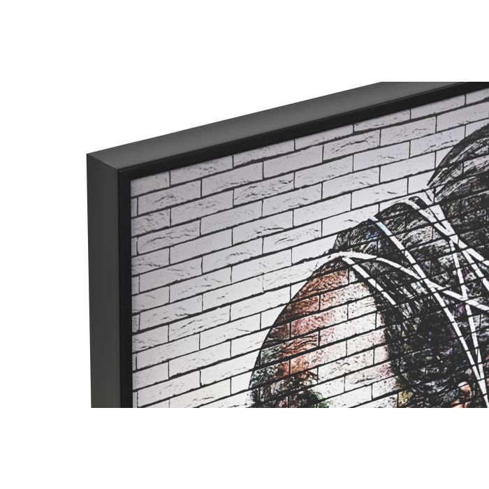 DKD Home Decor Cuadro Colonial Multicolor Estilo Africano 3.5 x 55 x 40 cm (2 Unidades) 1