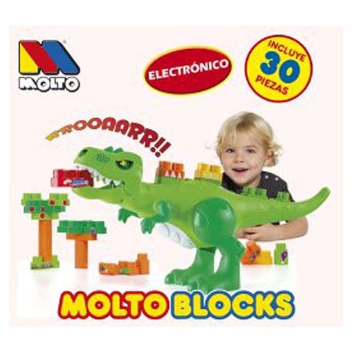 Juego construccion dinosaurio bloques 30 piezas ¡electrónico con 4 sonidos! 5 Juego construccion dinosaurio bloques 30 piezas ¡electrónico con 4 sonidos! 5