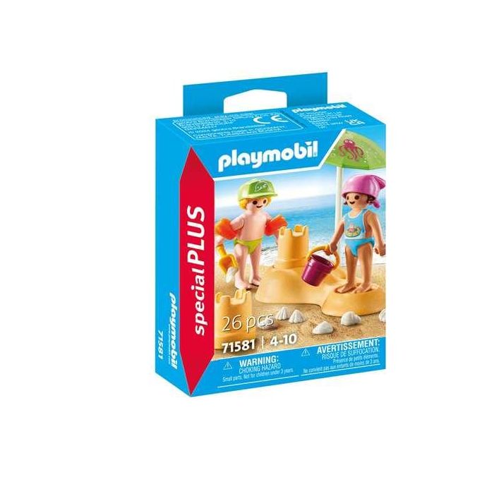 Figura niños con castillo de arena playmobil special plus Figura niños con castillo de arena playmobil special plus