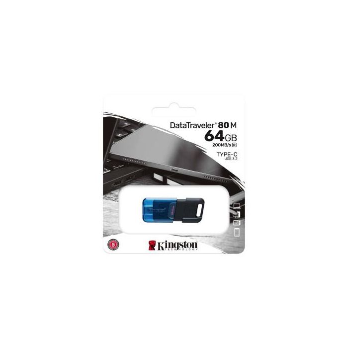 Pendrive 64GB Kingston DataTraveler 80 M USB 3.2 2 Pendrive 64GB Kingston DataTraveler 80 M USB 3.2 2