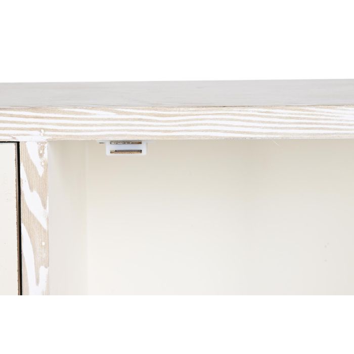 Aparador DKD Home Decor Abeto Algodón Blanco (120 x 35 x 80 cm) 7