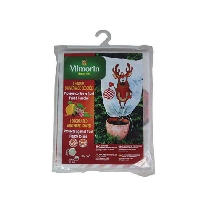 Vilmorin Funda Invierno PP 30 g/m² para Plantas - Protección Antihielo, Heladas y Granizo - 1,60 x 1,60 m - Decoración Reno 1