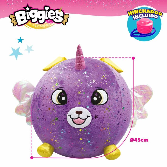 Peluche Eolo Morado Felpa Plástico 45 x 45 x 45 cm Hinchable (4 Unidades) 2 Peluche Eolo Morado Felpa Plástico 45 x 45 x 45 cm Hinchable (4 Unidades) 2