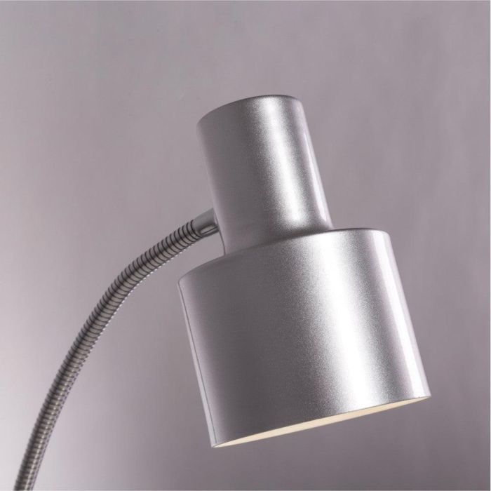 Secunderabad Lámpara Flexo Escritorio Mesa Acero con Pinza para Oficina y Estudio, Compatible Bombilla LED E27, SKD-T1004 1