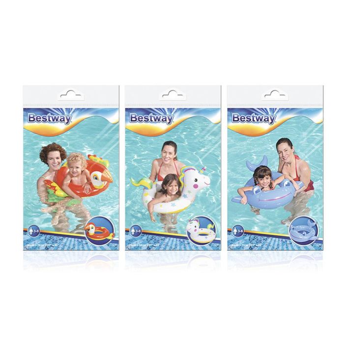 Bestway Flotador Hinchable Animales Color Surtido 84x71 cm +3 a 6 Años Playa y Piscina 36128 4