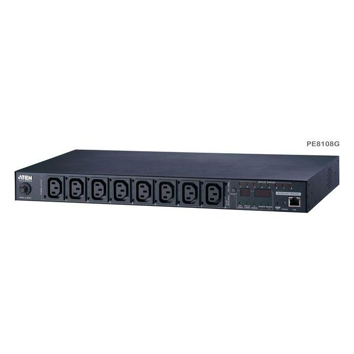 Aten 8-Port Intelligent 1U ECO Power Distribution Unit (PDU), Metered & Switched by Outlet (8 x C13) 10Amp Aten 8-Port Intelligent 1U ECO Power Distribution Unit (PDU), Metered & Switched by Outlet (8 x C13) 10Amp
