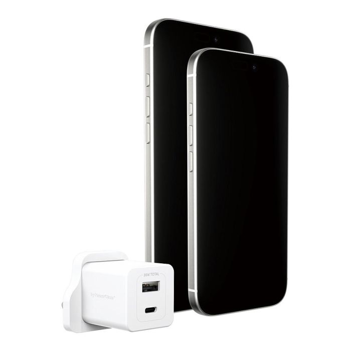 PanzerGlass empower™ Turbo 35W Cargador Rápido con USB-C y USB-A, Enchufe UK, Blanco Plata 3 PanzerGlass empower™ Turbo 35W Cargador Rápido con USB-C y USB-A, Enchufe UK, Blanco Plata 3