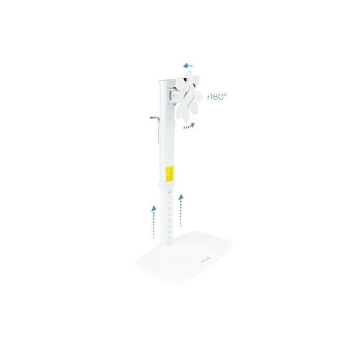 TooQ DB1127TN-W Soporte de Sobremesa para Monitor 17-27" Giratorio, Inclinable, Ajustable, 6kg, VESA 75x75/100x100, Blanco 1 TooQ DB1127TN-W Soporte de Sobremesa para Monitor 17-27" Giratorio, Inclinable, Ajustable, 6kg, VESA 75x75/100x100, Blanco 1