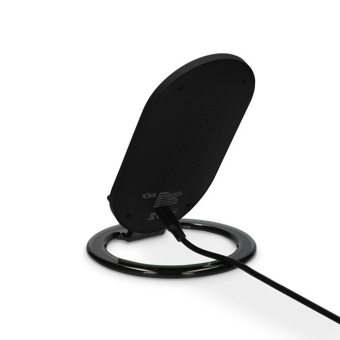 Cargador Inalámbrico para Smartphones Qi KSIX Negro 9 Cargador Inalámbrico para Smartphones Qi KSIX Negro 9