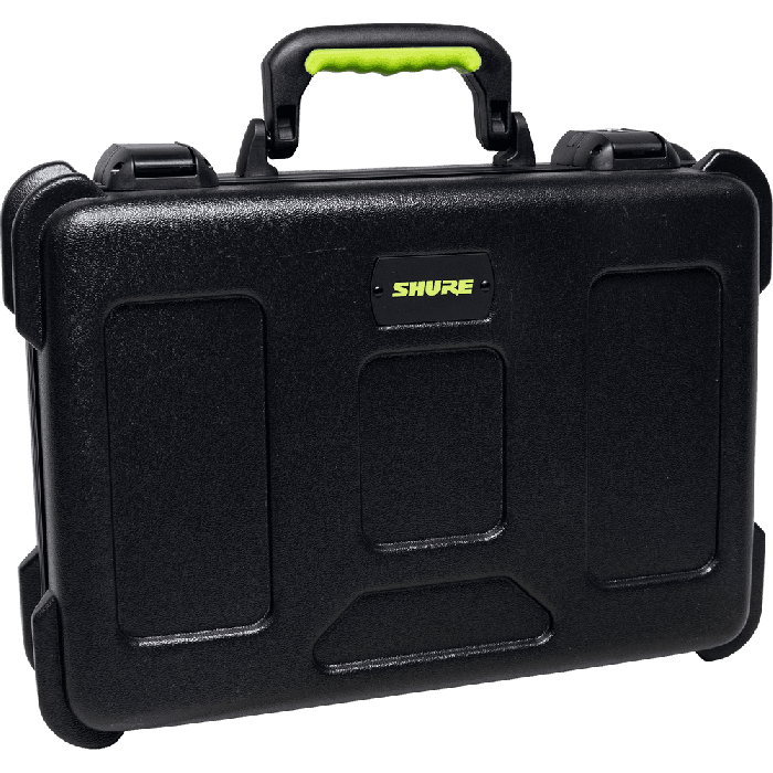 SBG Estuche de Transporte de Polietileno para 6 Micrófonos Inalámbricos con Espacio para Pilas, Cierre TSA