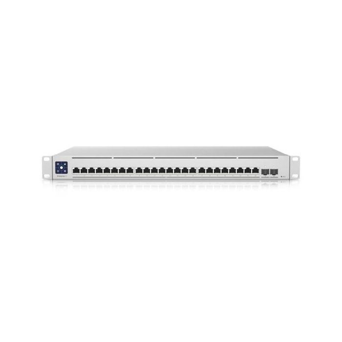 Ubiquiti USW-EnterpriseXG-24 M RM - Switch gestionado L3, 24 puertos 10G Ethernet, 2 SFP28, 580 Gbit/s, Montaje en rack 2