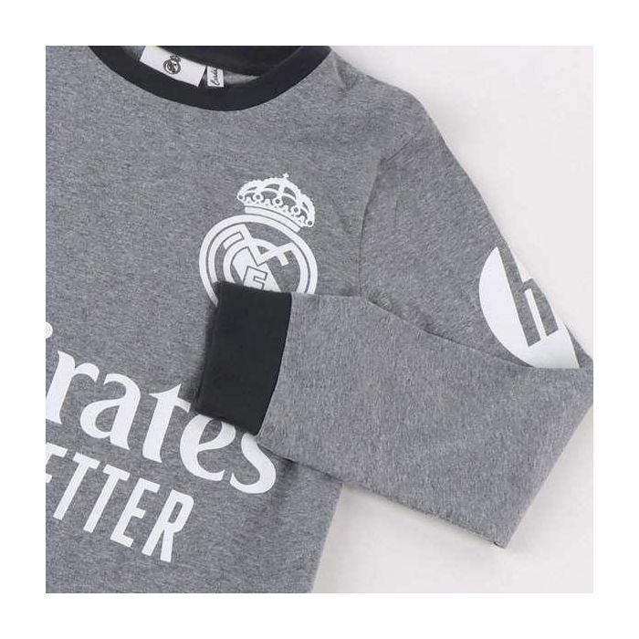Pijama largo single jersey real madrid 12 años 2