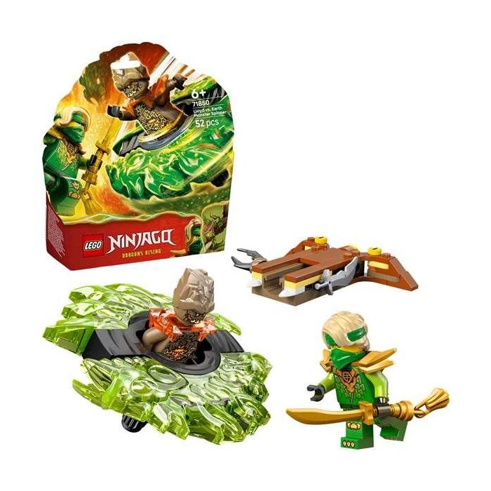 Juego de construccion lloyd vs. spinner del monstruo de tierra lego ninjago 3