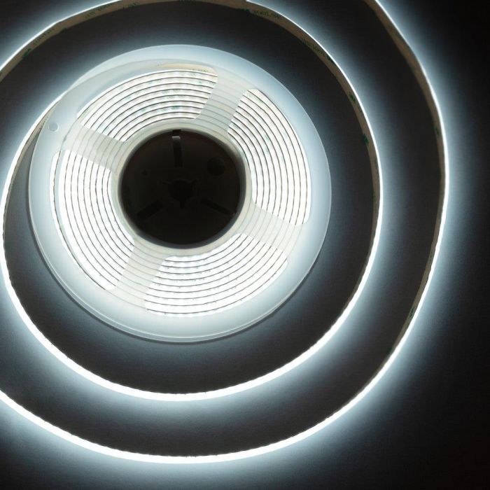 Tira LED COB 5 Metros RGBW 16W/M 784Lm/M 24V DC IP20 12mm Ancho Flexible con Adhesivo 3M SKY-FSLCOB-784L-12mm-24V-RGBW 4