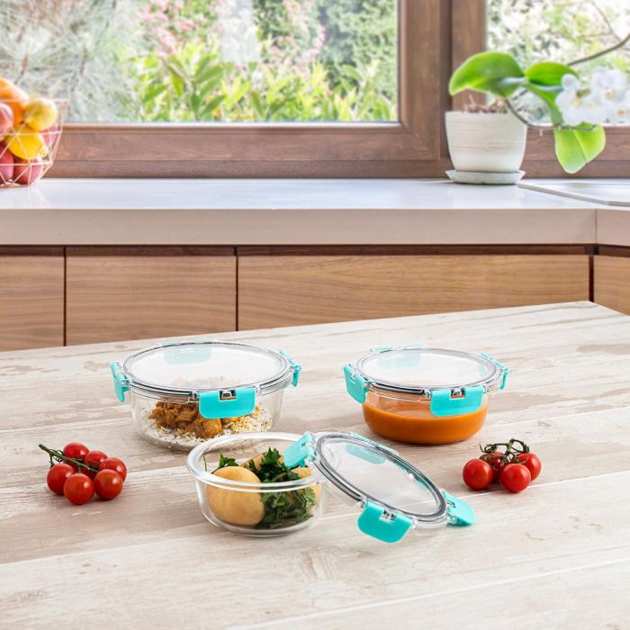 Quid Recipiente Hermético Vidrio Purity 13,7x6,3 cm - 39 cL 1