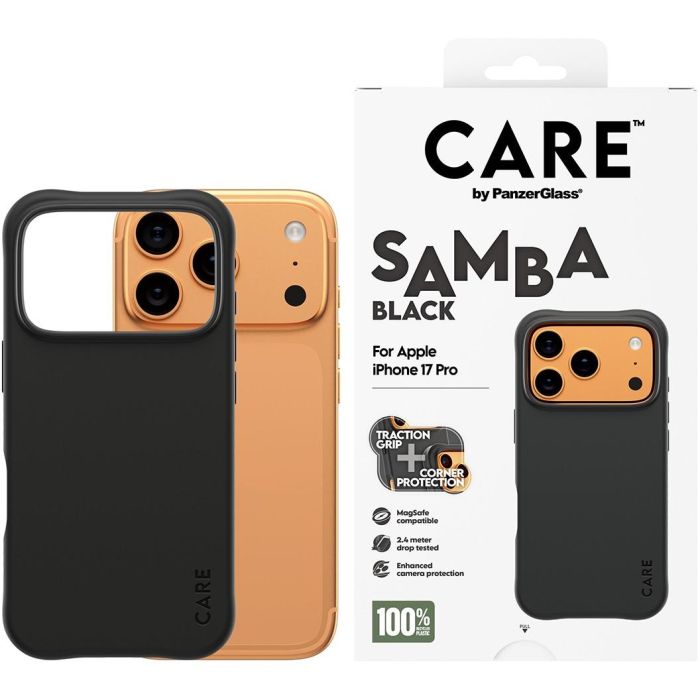 CARE fashionable Samba black MagSafe iPhone 17 Pro 1 CARE fashionable Samba black MagSafe iPhone 17 Pro 1