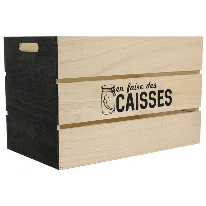 Caja Madera 23X40 Totally Addict altura 26 cm  2