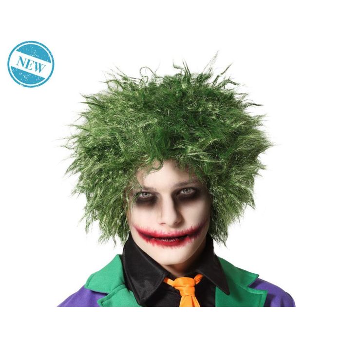 Peluca Verde con Rizos Voluminosos para Payaso - Ideal para Disfraces y Fiestas Temáticas (130 gr) 0 Peluca Verde con Rizos Voluminosos para Payaso - Ideal para Disfraces y Fiestas Temáticas (130 gr) 0