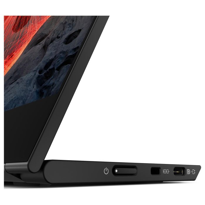 Lenovo ThinkVision M14t Gen 2 Monitor Portátil 14" IPS Touch 2.2K (2240x1400) 60Hz 6ms USB-C Negro - Incluye Base y Certificación Eyesafe